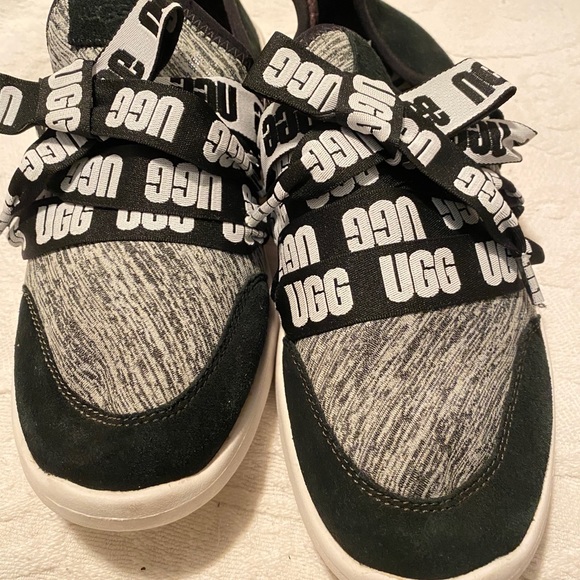 UGS SLIP ON SNEAKERS, Black/Gray - Picture 2 of 8